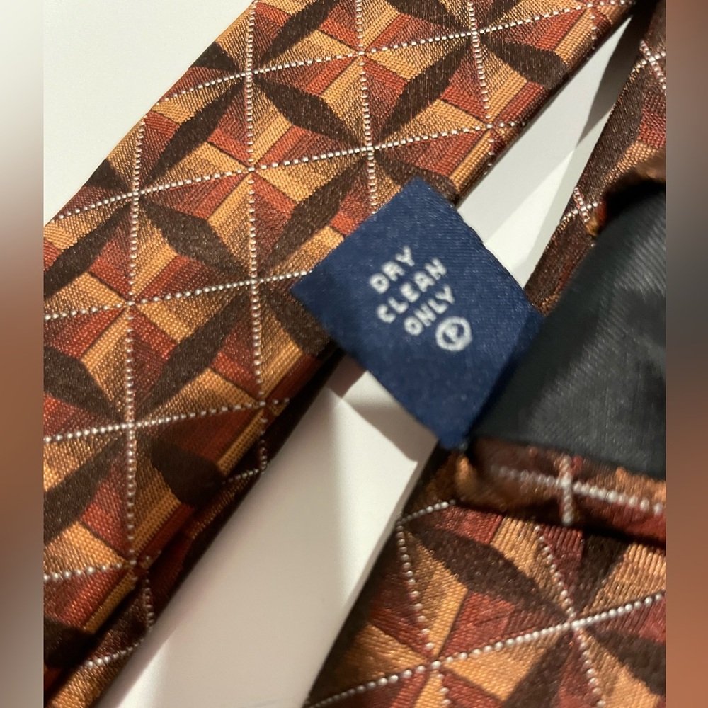 John Ashford 100% Silk Tie - Picture 6 of 7